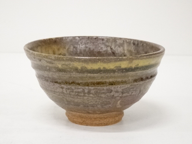 JAPANESE TEA CEREMONY / CHAWAN(TEA BOWL) / IRON GLAZE / ARTISAN WORK